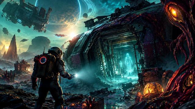 AI image: No Man’s Sky: Forsaken Turns Space Exploration Into a Ghost Hunt