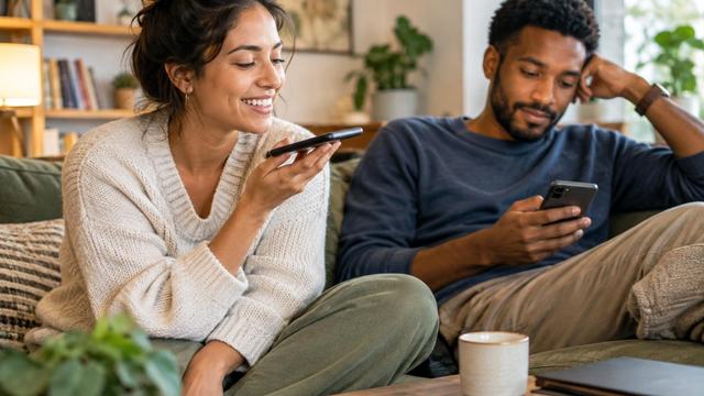 AI image: The 10-Minute Voice Note: A Small Relationship Dispute With a Bigger Point
