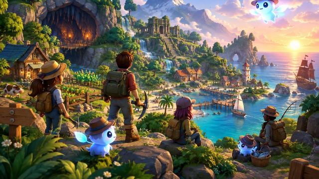 AI image: Luma Island’s Biggest Adventure May Be Making Co-op Feel Effortless