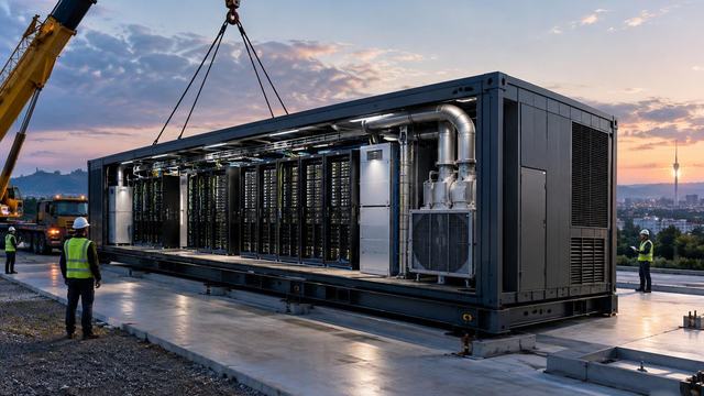 AI image: Nvidia’s AI Data Center in a Box Aims to Go Live in 14 Days